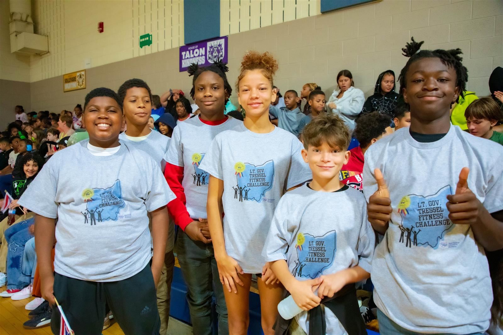 Team Tressel Fitness Challenge Kicks Off at Orchard STEAM School 