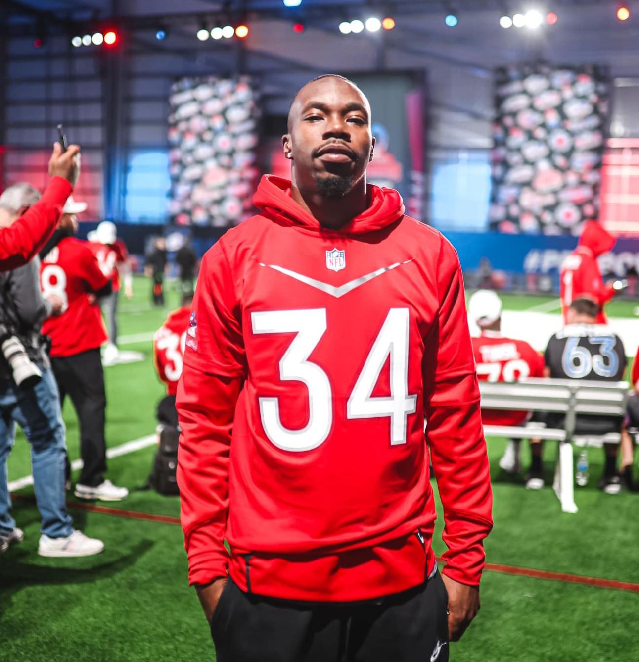 3/1/23 --  Justin Hardee takes in some of the festivities of the 2023 Pro Bowl 