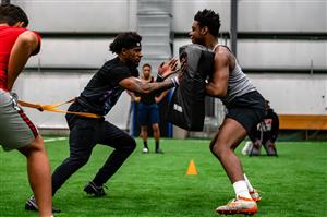 Students train for HBCU combine