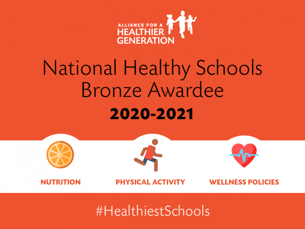 Healthy Schools Bronze Awardee 2020-21 