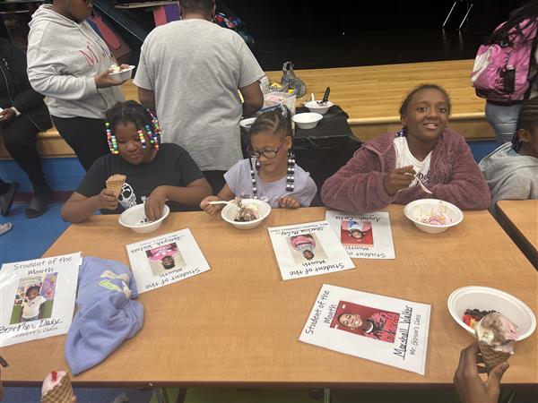 September Student of The Month Ice Cream Social
