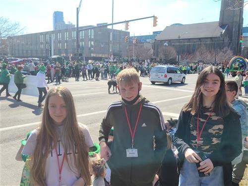 St. Patrick's Day Parade in downtown Cleveland