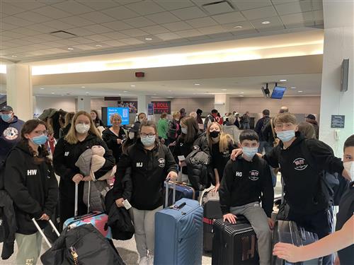 Welsh students arrive in Cleveland