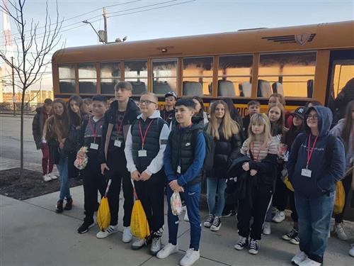 Welsh students arrive at Campus