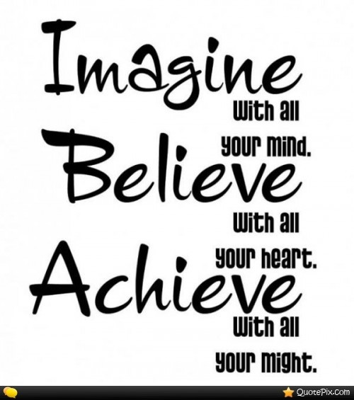 Image Believe Achieve 