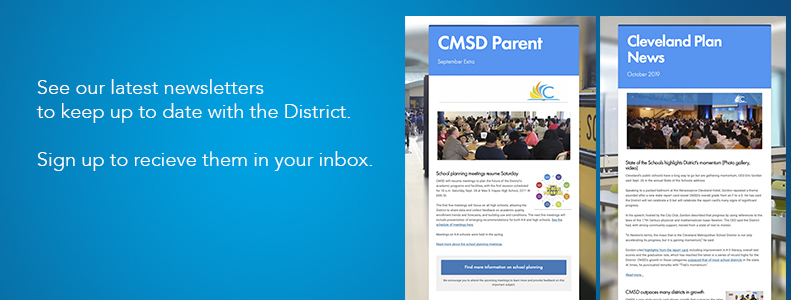 CMSD newsletters 