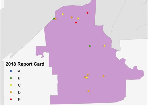 Map showing West region